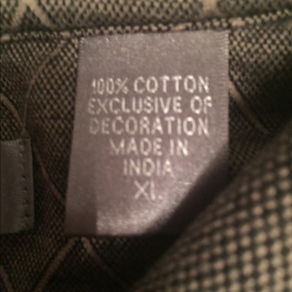 Izod golf gray diamond pattern polo - Picture 3 of 6